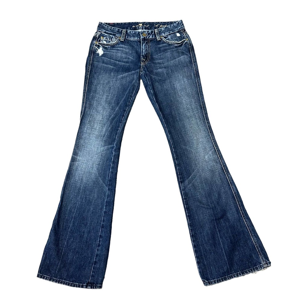 7 For All Mankind | Preowned "A" Pocket Flare Jeans Style #U130162U-162U Sz 27